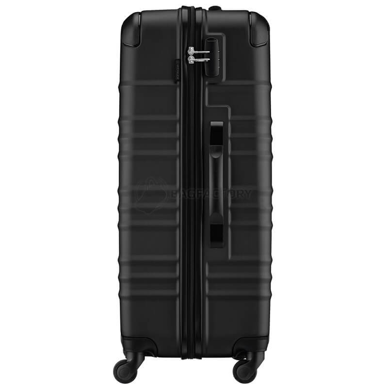 Валіза Wenger Amplar велика пластик 4 колеса 94 л чорна (653140)