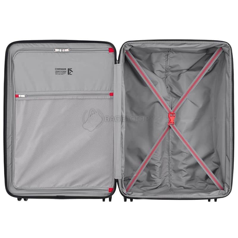 Валіза Wenger Oryson середня пластик 4 колеса 65/78 л сіра (653209)