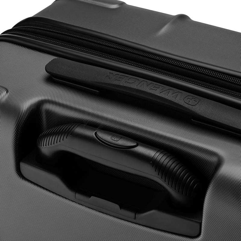 Валіза Wenger Oryson середня пластик 4 колеса 65/78 л сіра (653209)