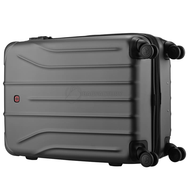 Валіза Wenger Oryson середня пластик 4 колеса 65/78 л сіра (653209)