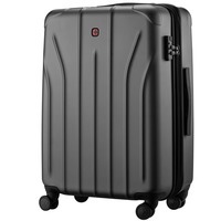 Валіза Wenger Oryson середня пластик 4 колеса 65/78 л сіра (653209)
