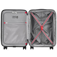 Валіза Wenger Oryson мала пластик 4 колеса 33/43 л сіра (653208)