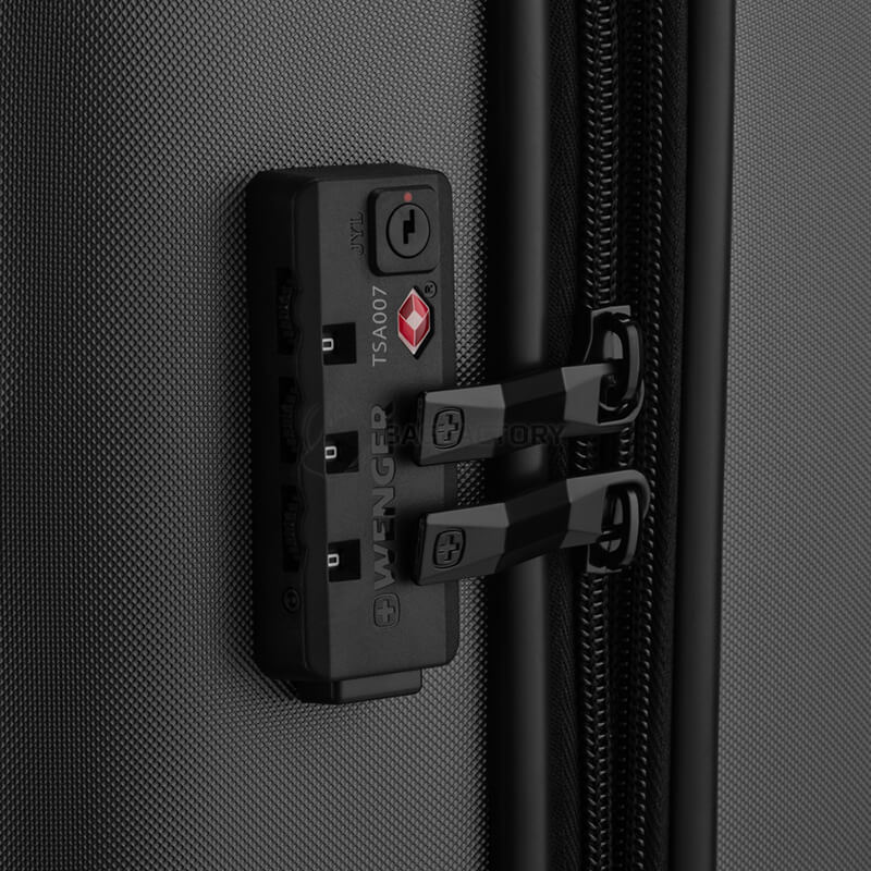 Валіза Wenger Oryson мала пластик 4 колеса 33/43 л сіра (653208)