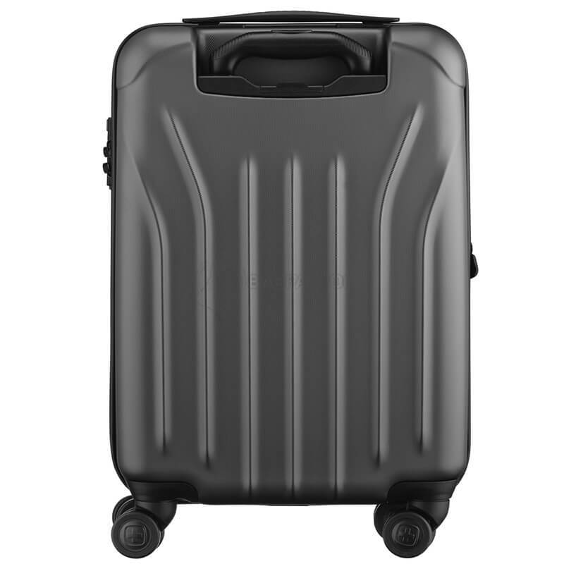 Валіза Wenger Oryson мала пластик 4 колеса 33/43 л сіра (653208)