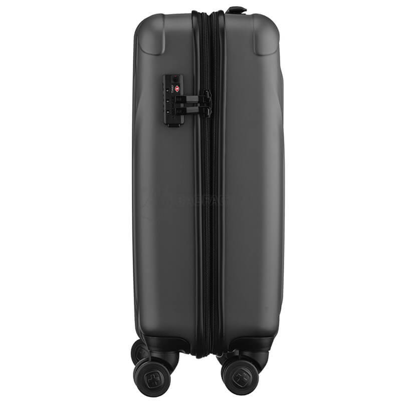 Валіза Wenger Oryson мала пластик 4 колеса 33/43 л сіра (653208)