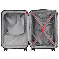 Валіза Wenger Oryson мала пластик 4 колеса 33/43 л сіра (653208)