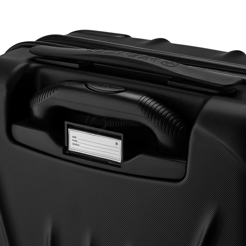 Валіза Wenger Oryson мала пластик 4 колеса 33/43 л чорна (653163)