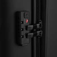 Валіза Wenger Oryson мала пластик 4 колеса 33/43 л чорна (653163)