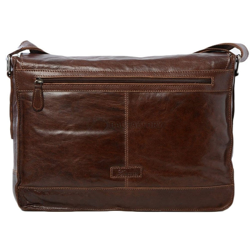 Чоловіча сумка Ashwood 8343 для ноутбука Tan Коричневий (8343 TAN)