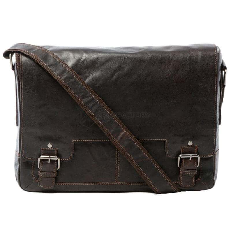 Чоловіча сумка Ashwood 8343 для ноутбука Brown (8343 BRN)