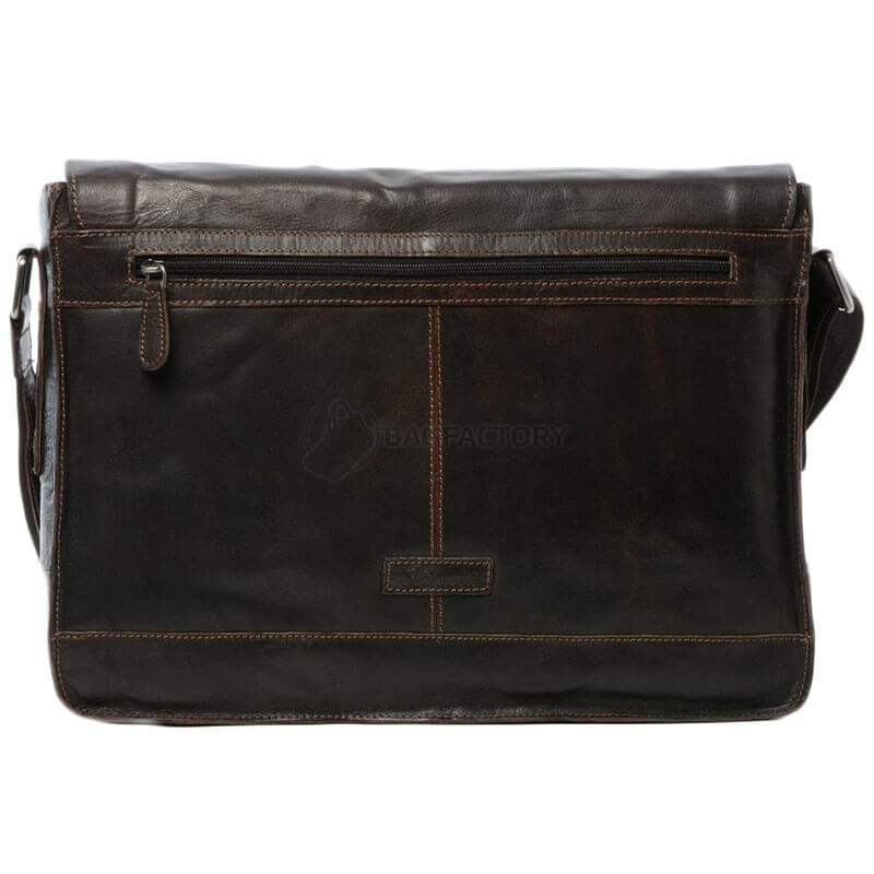 Чоловіча сумка Ashwood 8343 для ноутбука Brown (8343 BRN)