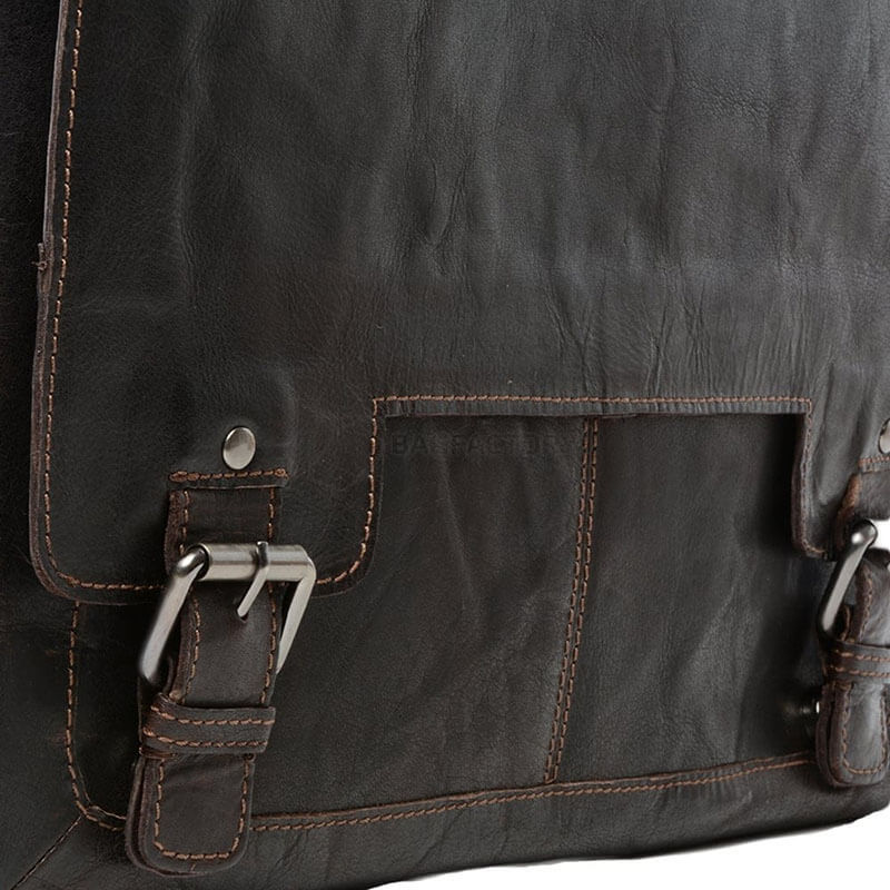 Чоловіча сумка Ashwood 8343 для ноутбука Brown (8343 BRN)