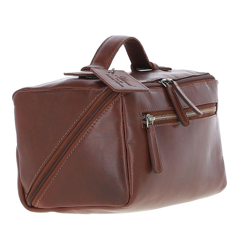 Несесер шкіряний Ashwood K49 Chestnut Коричневий (K49 CHESTNUT)