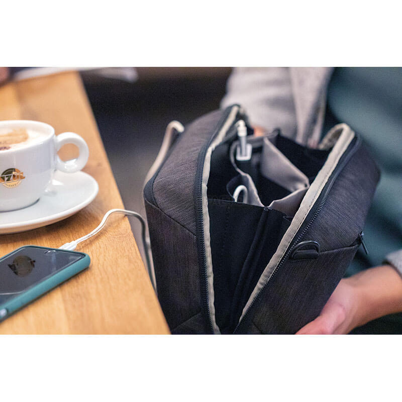 Органайзер для аксесуарів Troika Toplader сірий (CBO33/GY)