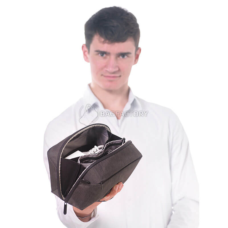 Органайзер для аксесуарів Troika Toplader сірий (CBO33/GY)