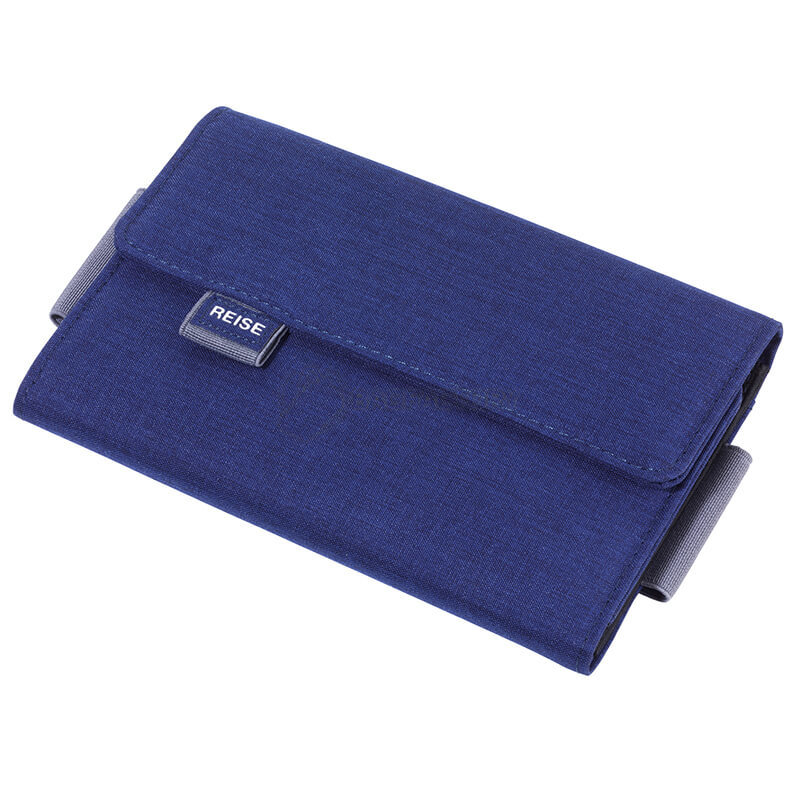 Органайзер-гаманець для подорожей Troika REISEBURO з магнітним замком синій (TRV55/DB)