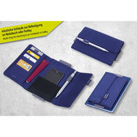 Органайзер-гаманець для подорожей Troika REISEBURO з магнітним замком синій (TRV55/DB)