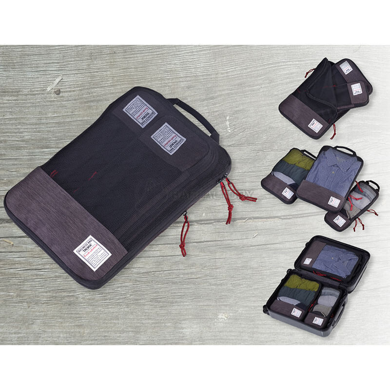 Набір органайзерів для одягу Troika BUSINESS PACKING CUBES 3 шт. (BBG56/GY)