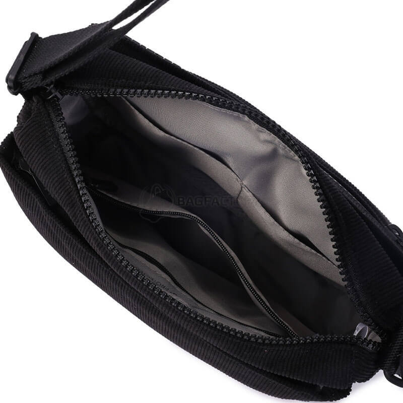 Жіноча сумка через плече Hedgren Inner City Eye 3.5 л Corduroy Black (HIC176/874-09)