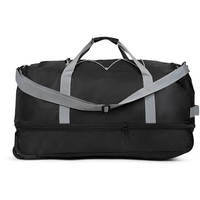 Дорожня сумка на колесах TravelZ Wheelbag Doubleloader foldable black 80L (931069)