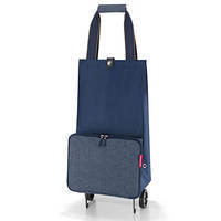 Cумка-трансформер на колесах Reisenthel 29x66x27 см 30 л herringbone dark blue (HK4113)