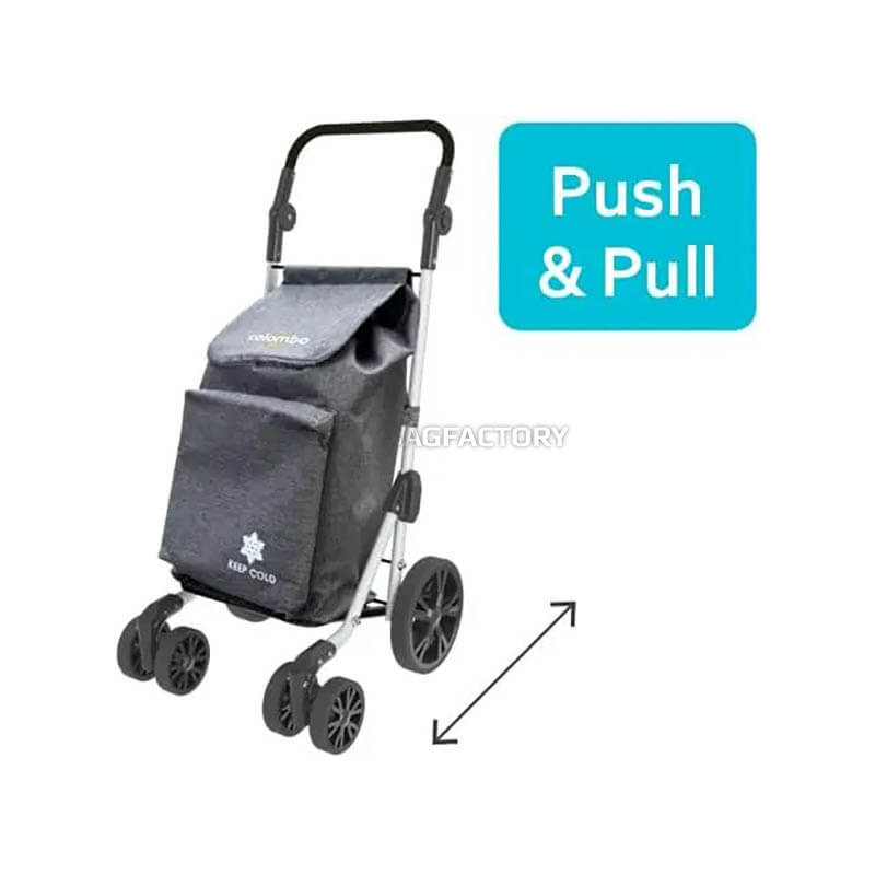 Господарська сумка-візок Colombo Troll 60 л Grey (931036)