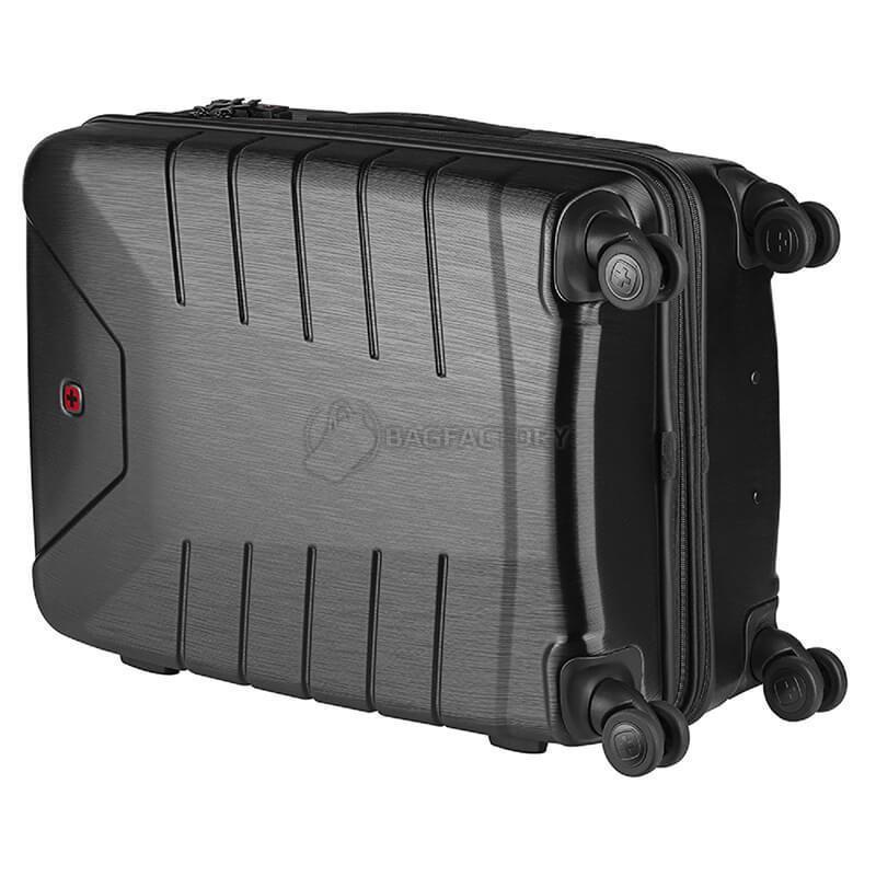 Валіза на 4-х колесах Wenger Pegasus маленька 39/44л Чорна (Wt610847)