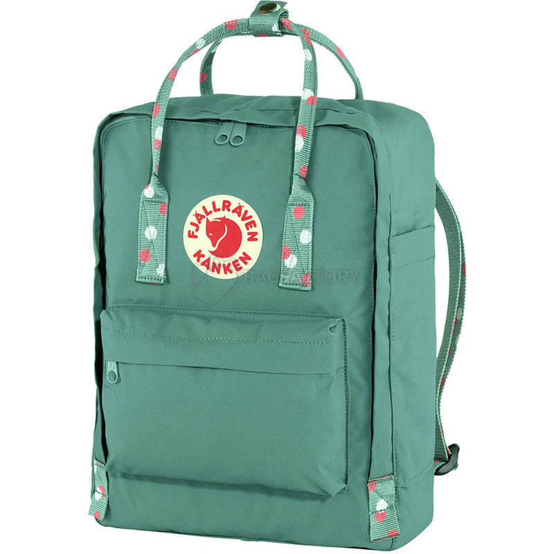 Міський рюкзак Fjallraven Kanken 16 л Frost Green-Confetti Pattern (23510.664-916)