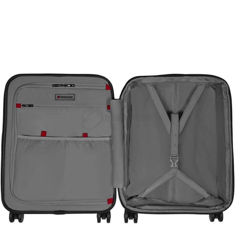 Валіза Wenger Syght Black-Heather Grey S з відділенням для ноутбука 14