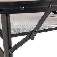 Стіл Bo-Camp Woodbine Oval 150x80 cm Black/Wood look (DAS301532)