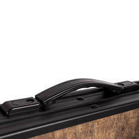 Стіл Bo-Camp Woodbine Oval 150x80 cm Black/Wood look (DAS301532)