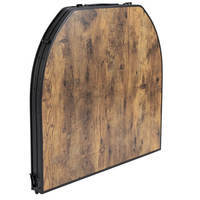 Стіл Bo-Camp Woodbine Oval 150x80 cm Black/Wood look (DAS301532)