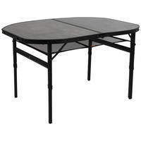 Стіл Bo-Camp Northgate Oval 120x80 cm Black/Grey (DAS302568)