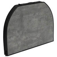 Стіл Bo-Camp Northgate Oval 120x80 cm Black/Grey (DAS302568)