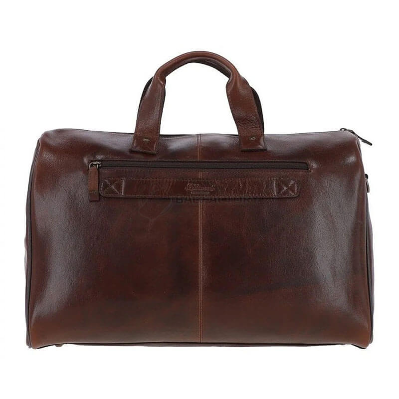 Дорожня шкіряна сумка Ashwood 8150 Brown 36л (8150 BROWN)