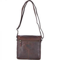 Чоловіча шкіряна сумка Ashwood F84 Brandy (F84 BRANDY)