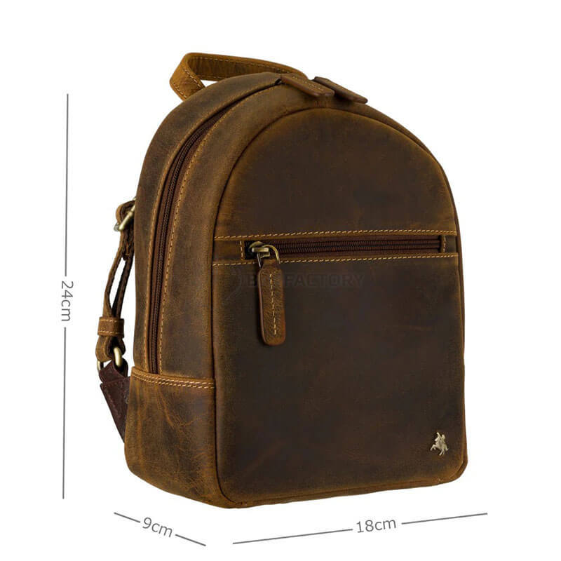 Міський шкіряний рюкзак Visconti S46 Molly Oil Tan (S46 OIL TAN)