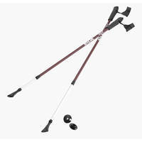Палиці для скандинавської ходьби Silva Walking Poles 105-140 см Red (SLV 38125)