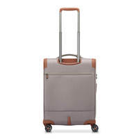 Валіза на 4-х колесах Roncato Uno Soft 3.0 40/50 л Сіра з коричневим (414654/45)