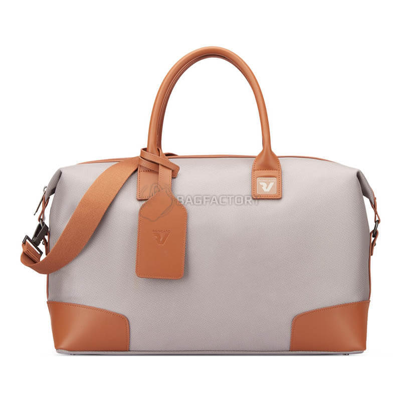 Дорожня сумка Roncato Uno Soft 20 л Сірий з коричневим (414656/45)