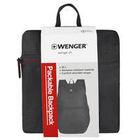 Міський рюкзак Wenger Travel Accessories Black складаний 25л (Wt611882)