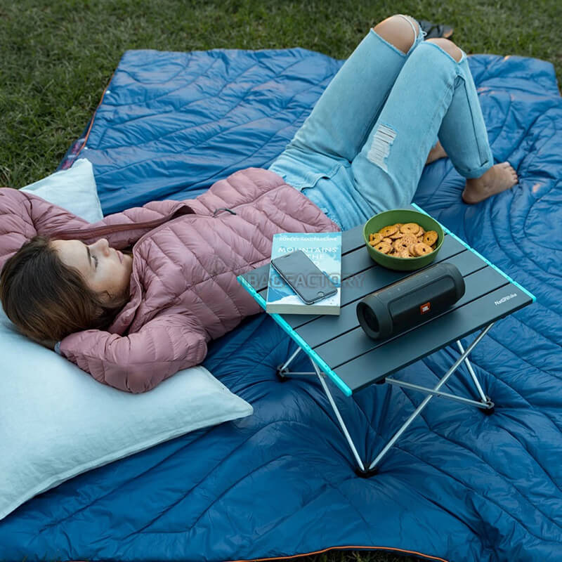 Стіл розкладний Naturehike NH19Z008-Z Розмір S 41х34.5х29 см сірий (6927595737293)