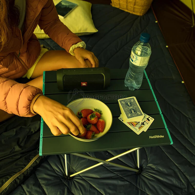 Стіл розкладний Naturehike NH19Z008-Z Розмір S 41х34.5х29 см сірий (6927595737293)