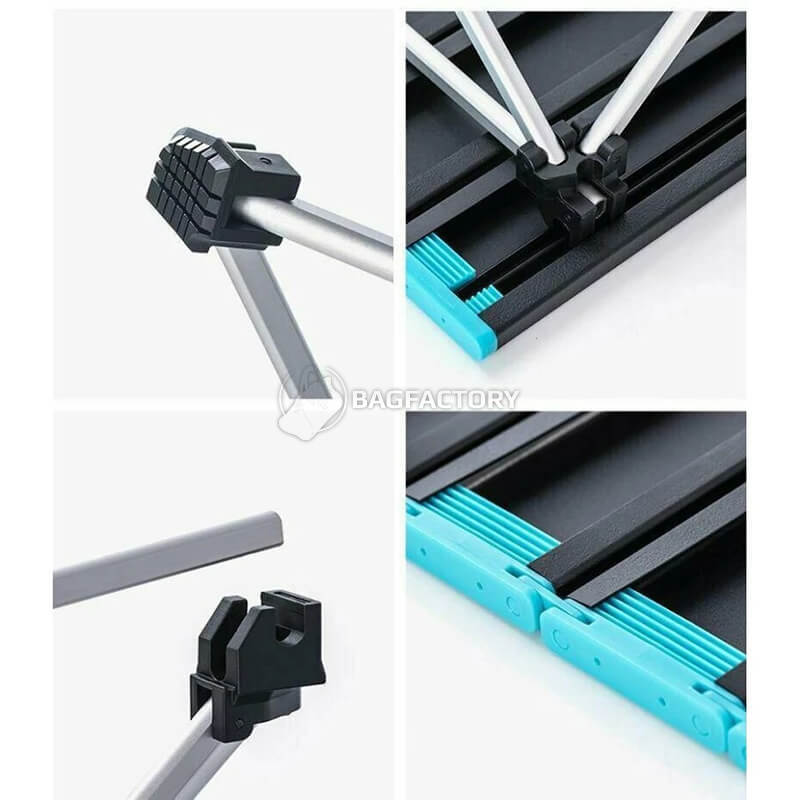 Стіл розкладний Naturehike NH19Z008-Z Розмір L 68х46х40.5 см сірий (6927595750872)