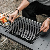 Стіл для барбекю сталевий Naturehike CNK2300CW014 чорний (6976023923289)