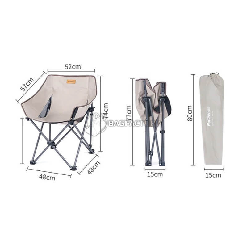 Крісло розкладне Naturehike NH20JJ022 чорний (6927595766392)