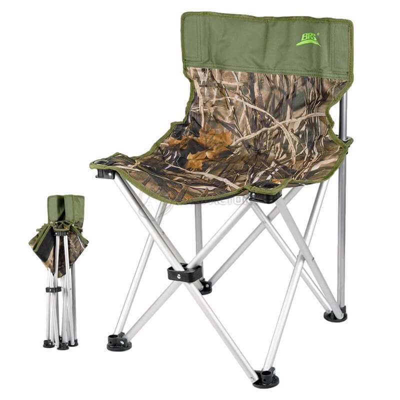 Стілець розкладний BRS-D6 зелений камуфляж (BRS-D6)
