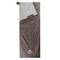 Спальний мішок Naturehike Summer LW180 NH21MSD09 лівий 15°C XL 205 см коричневий (6927595777985-L)