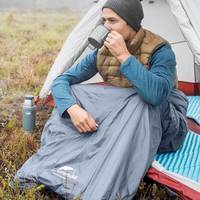 Спальний мішок Naturehike Summer LW180 NH21MSD09 правий 15°C M 190 см зелений (6927595777930-R)