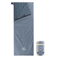 Спальний мішок Naturehike Ultralight LW180 NH21MSD09 лівий 15°C M 190см сіро-синій (6927595777947-L)